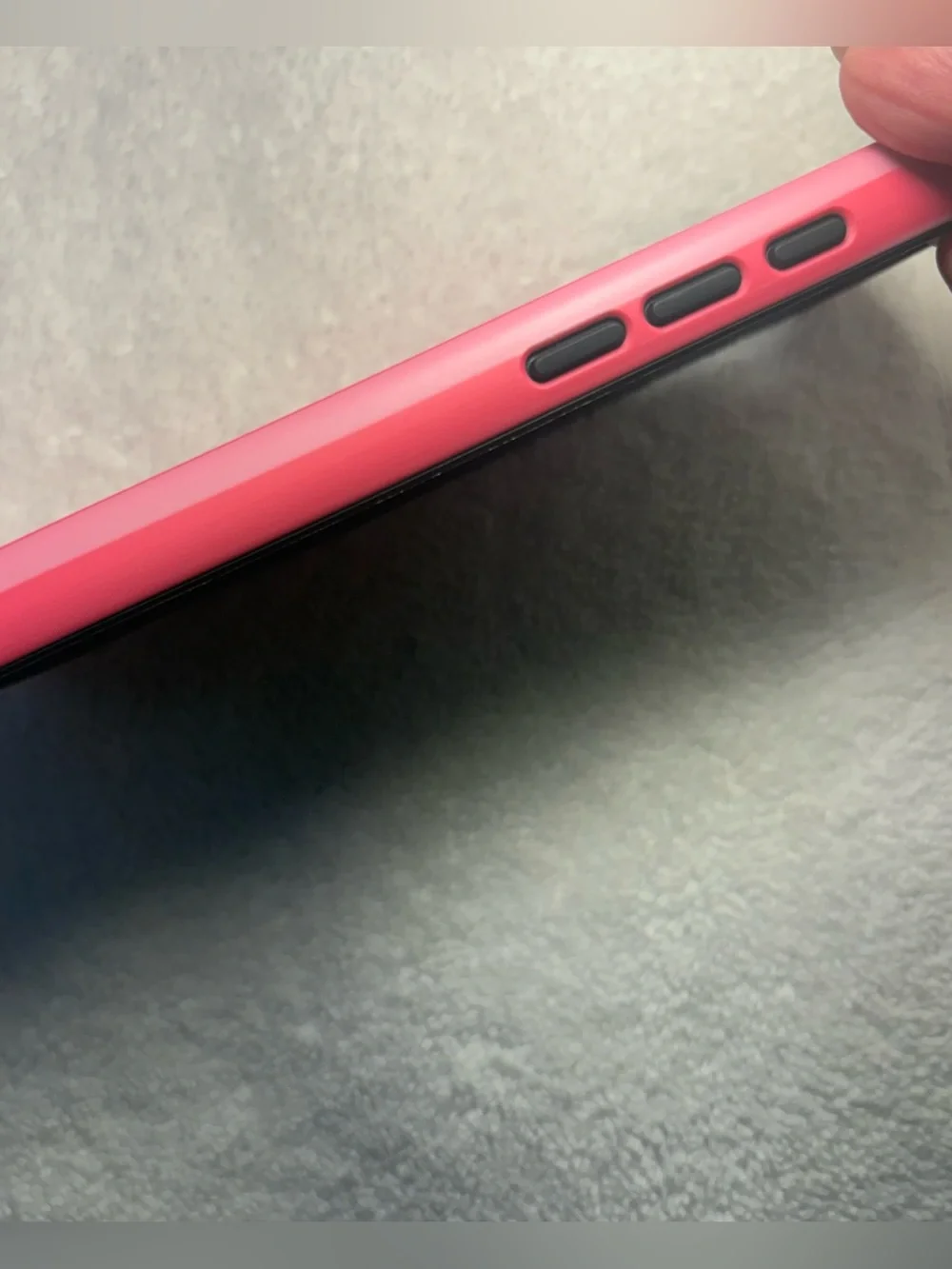 NEW iPhone 17 (6.3”) Shock Resistant MagSafe Phone Case Slim Hot Pink Striped